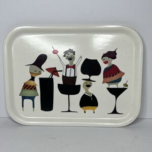 Swedish Birch Wood Serving Tray ”My Lovely Guests” Cornelia Waldersten Arÿtrays